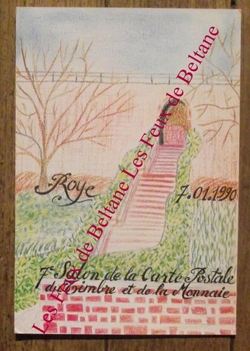 Carte postale salon - postale, roye