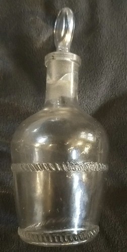 Ancien flacon 5cl verre - 12,5cl, en