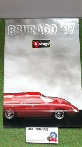 Catalogue burago 1997 voitures - catalogue,