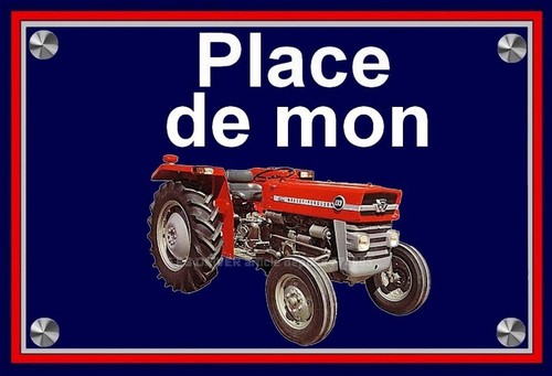Plaque place mon - plaque,