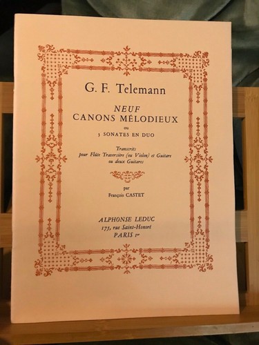 Telemann canons mélodieux 3 - 9,