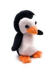 Animal en Peluche Oiseau Marin Rotschnabelpinguin Pinguin Hauteur 12 CM