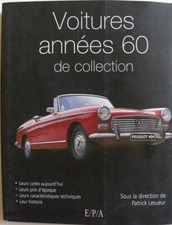 Livre Voitures années 60 de