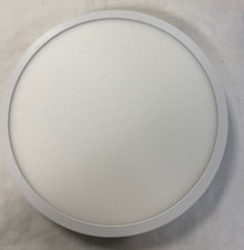 IBERIALUX Plafonnier Blanc Rond Encastré Led Diamètre 25 Cms Coloris Froid /EB10