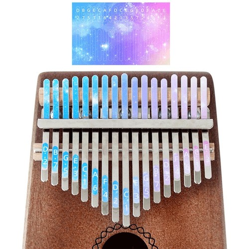 Kalimba autocollant note - kalimba,