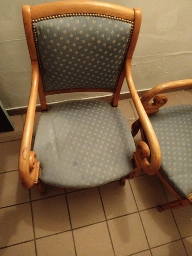 Anciens fauteuils crosse - fauteuils, à