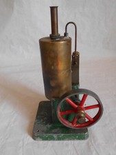 Ancienne machine à vapeur verticale vapeur vive chaudière verticale française années 50 inhabituelle