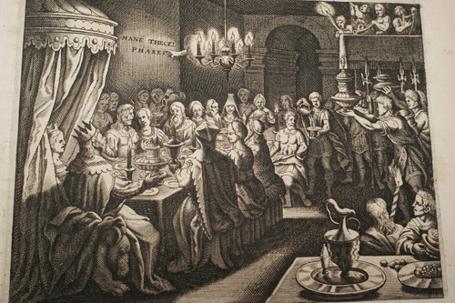 Gravure sur cuivre balthasar - sur,