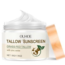 Beef Tallow Skin Care Crème Hydratante Naturelle Solaire, Beef Tallow for Ski...