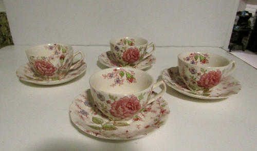 Vtg johnson brothers rose - vtg,