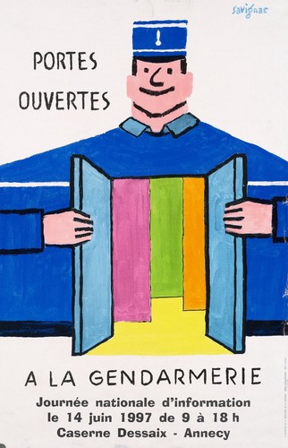 Affiche poster gendarmerie - poster,
