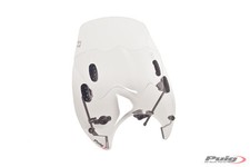 PUIG PUIG UP and DOWN Pare-Brise pour Moto - Hauteur Réglable - Transparent/Fumé