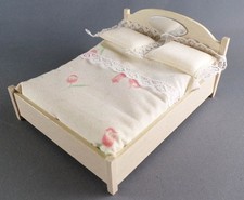 Lundby of Sweden - Chambre Lit Double Bois Maison de Poupée