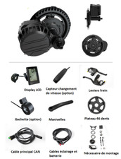 Kit moteur pédalier - , 80nm