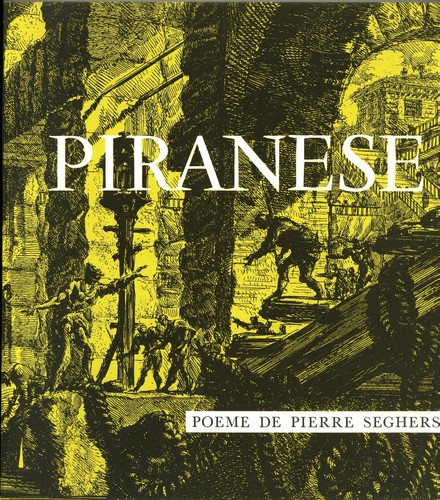 Piranese poème pierre - piranese,