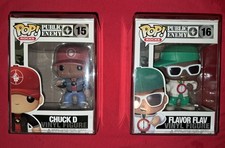 Lot Collector de 2 Funko Pop Rocks-Public Ennemy-15 Chuck D + 16 Flavor Flav