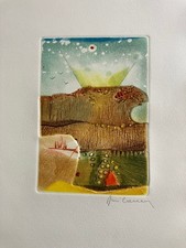 René Carcan gravure originale