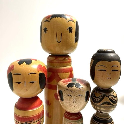 Kokeshi piece set vintage - 4,
