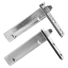  2 Pcs Charniere Inox Porte