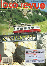 LOCO REVUE N°552 RESEAU : LE VIVARAIS EN LGB / VH DE LSL / DECOR : ARBRE FACILE