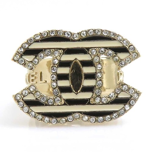 Authentique bague logo - , chanel