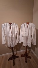 2x Beautiful surplis whit lace