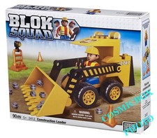 MEGA BLOKS BLOK SQUAD pelleteuse engins de chantier figurine construction loader