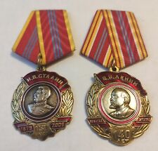 Médaille du Parti communiste de Russie. Lénine. Staline.Communiste.Communisme.