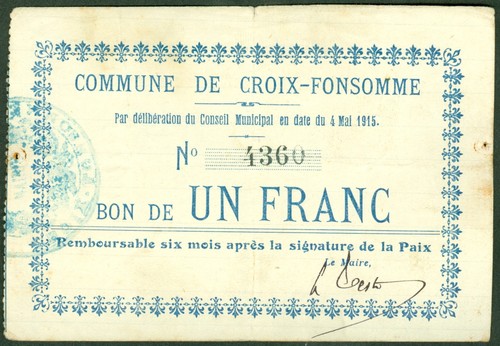 Necessite franc commune - 1,