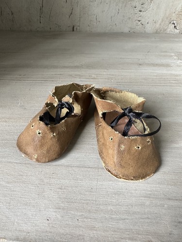 Chaussures poupée anciennes - poupée,