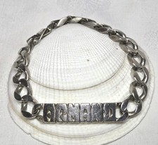 05K43 GOURMETTE EN ARGENT MASSIF HOMME EN ARGENT MASSIF ARMAND POINCON CRABE 38G