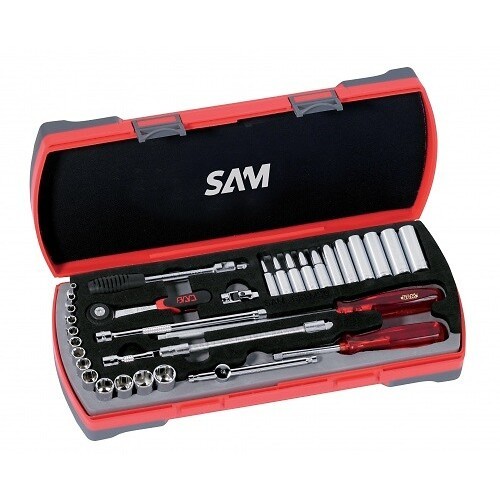 Coffret cliquet - 1/4'',