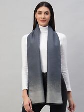 Écharpe En Cachemire Fait Main Pour Femmes, Écharpes Plaid Ombre Unies En Laine