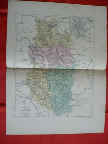 Ancienne carte meuse - ancienne,
