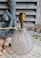ANCIEN LAMPE EN VERRE DEPOLI