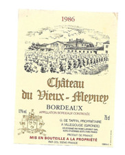 Etiquette de vin - Château du