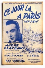 Partition vintage sheet music