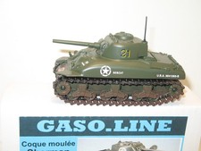 SOLIDO, Char sherman coque moulée militaire USA 21 gaso-line