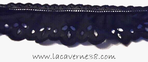 Ruban dentelle broderie - 1m,