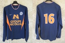 Maillot porté n°16 MONTPELLIER NIKE MHSC vintage match worn shirt football L/S M
