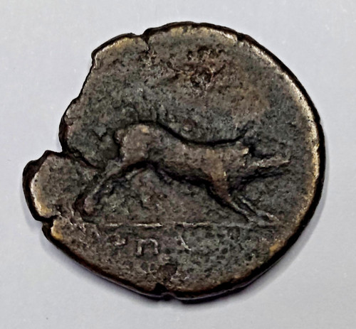 Rare monnaie apulia arpi - monnaie,, apulia,