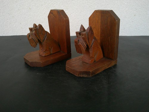 Serre livres bois art deco - serre, en