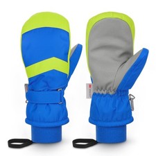 Enfants Gants de Ski 3M Thinsulate Moufles Impermeable et Chaud pour garçon F...