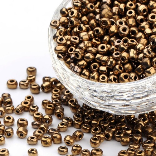 Lot 500 perles rocaille - 500,