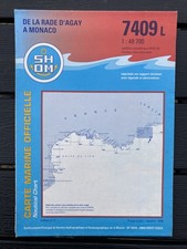 carte marine SHOM 7409 L DE LA RADE D'AGAY À MONACO 2006