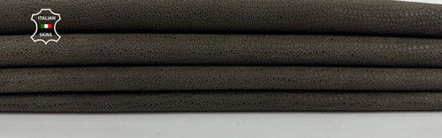 Marron foncé nubuck reptile - nubuck,