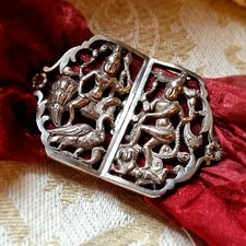 Boucle De Ceinture Xie Argent