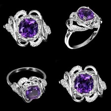 Bague argent massif plaqué - , or