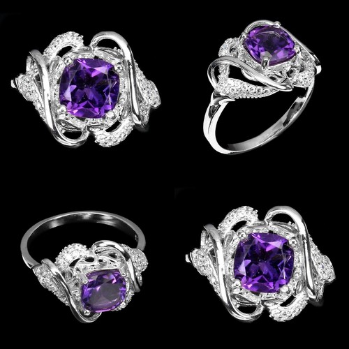 Bague argent massif plaqué - , or