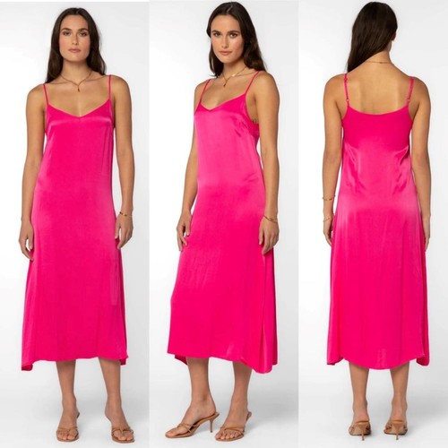 Velvet heart hot pink midi - heart,